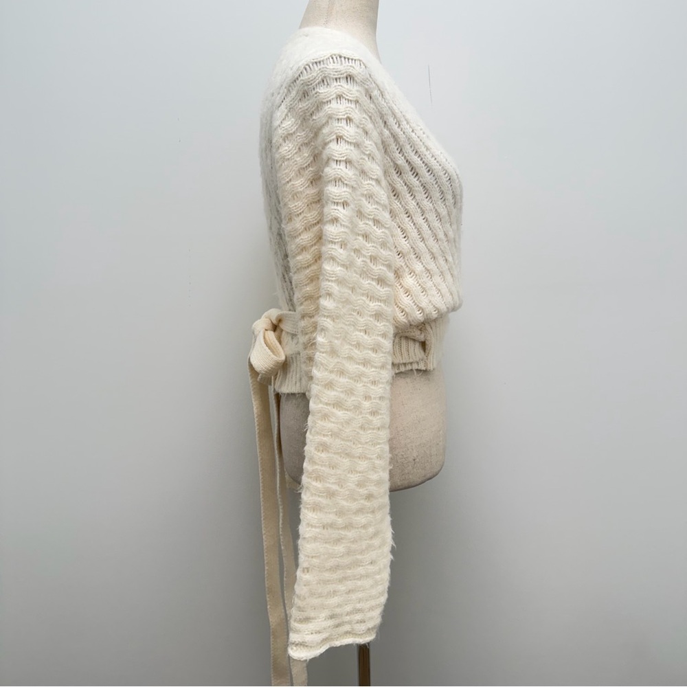 Free People Over You Cardigan Evening Cream Size X-Small - Picture 7 of 12